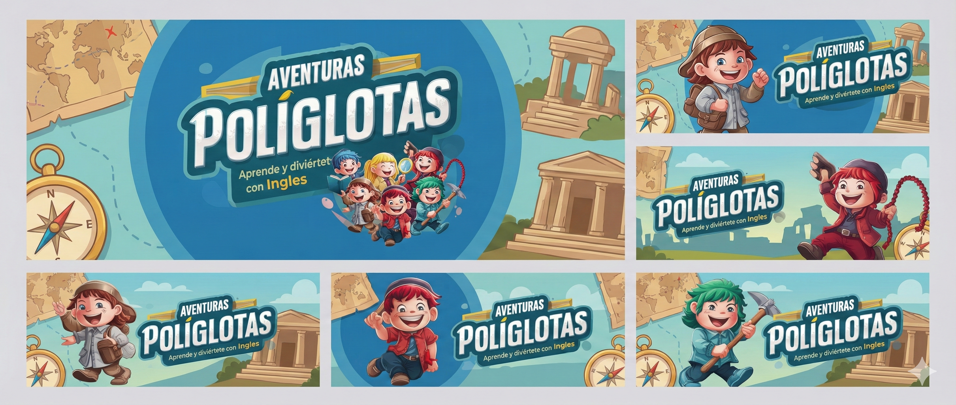 Niños aprendiendo inglés de forma divertida