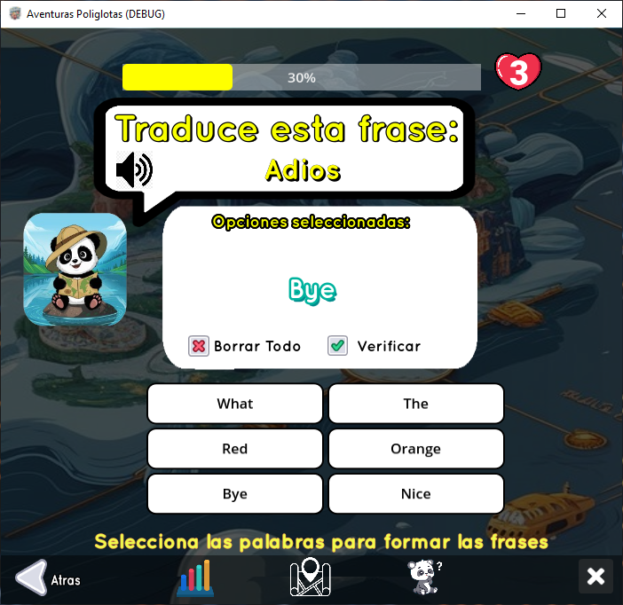 Mundo 4 - Traducción